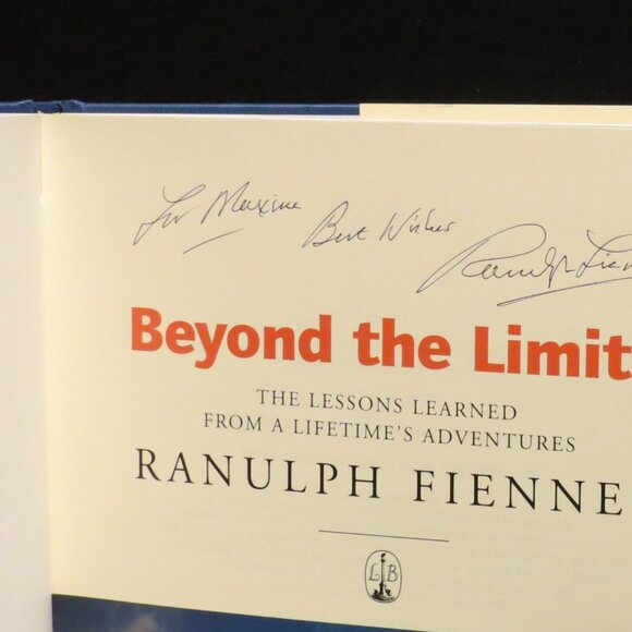 Beyond The Limits By Ranulph Fiennes Signed - Picture 2 of 3